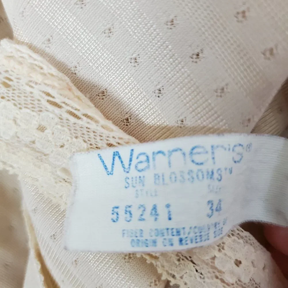 Vintage Beige Camisole Slip Tank - Picture 7 of 8